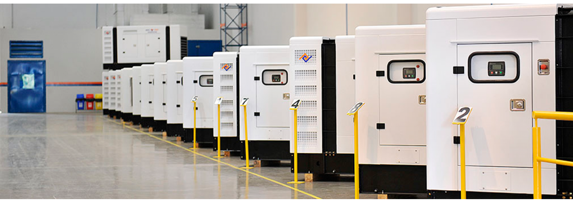 Linha de grupos geradores diesel carenados